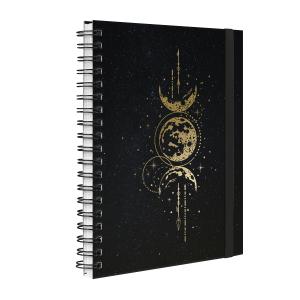 Agenda Planner Semanal Plus Cosmos Lua Dourada 2027