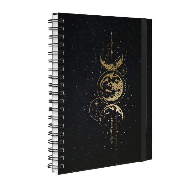 Agenda Planner Semanal Plus Cosmos Lua Dourada 2027