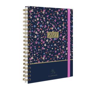 Agenda Planner Semanal Plus Flowers