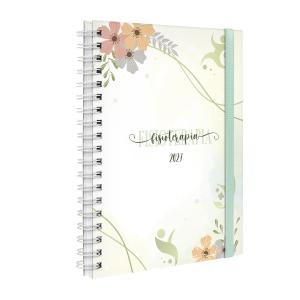 Agenda Planner Semanal Plus Profissões Floral