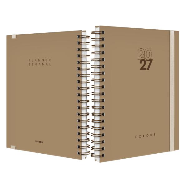 Agenda Planner Semanal Plus Solid Colors Nude 2027