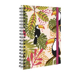 Agenda Planner Semanal Plus Tropical Tucano Rosa 2027