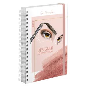 Agenda Comercial Plus Design de Sobrancelhas Rosê 2027