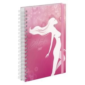 Agenda Comercial Plus Estética Corporal Rosa 2027