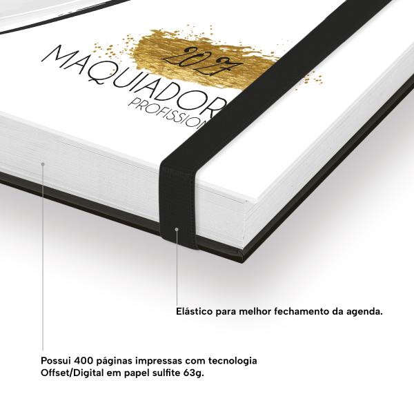 Agenda Comercial Plus Maquiadora Brilho 2027