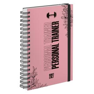 Agenda Comercial Plus Personal Trainer Rosa 2027
