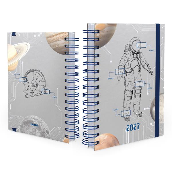 Agenda Plus Astronaut Neo Sketch Prata 2027