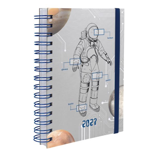 Agenda Plus Astronaut Neo Sketch Prata 2027