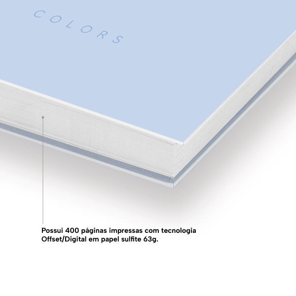 Agenda Diária Solid Colors Azul Celeste 2027