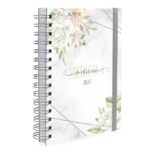 Agenda Tradicional Plus Profissões Floral