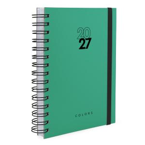 Agenda Plus Solid Colors Verde 2027
