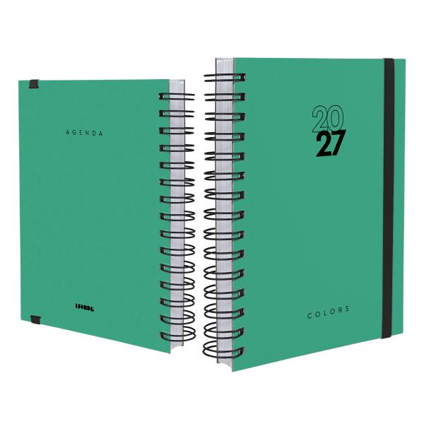 Agenda Plus Solid Colors Verde 2027