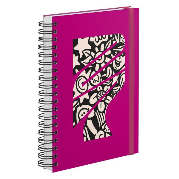 Agenda Diária Plus Abstrato Pink 2027