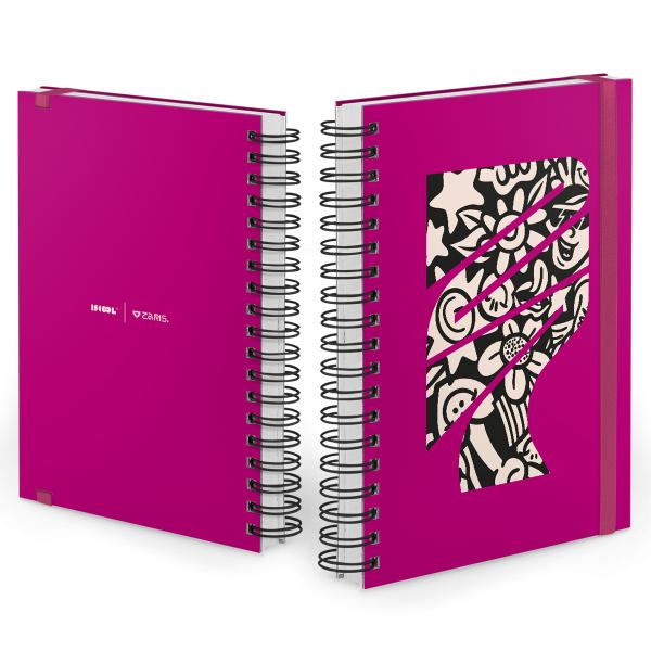Agenda Diária Plus Abstrato Pink 2027
