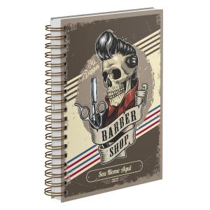 Agenda Comercial Personalizada Barbearia Barber Shop Nude 2027