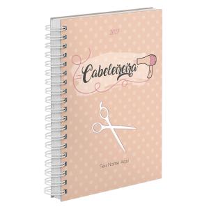 Agenda Comercial Personalizada Cabeleireira Poá Nude 2027