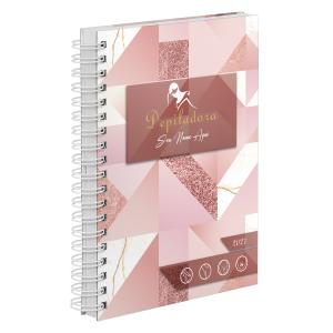 Agenda Comercial Personalizada Depiladora Rosê 2027