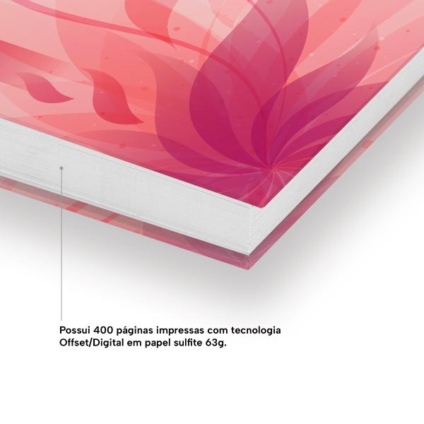 Agenda Comercial Personalizada Depiladora Flor Rosa 2027