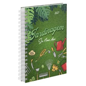 Agenda Comercial Personalizada Jardinagem e Manutenção 2027