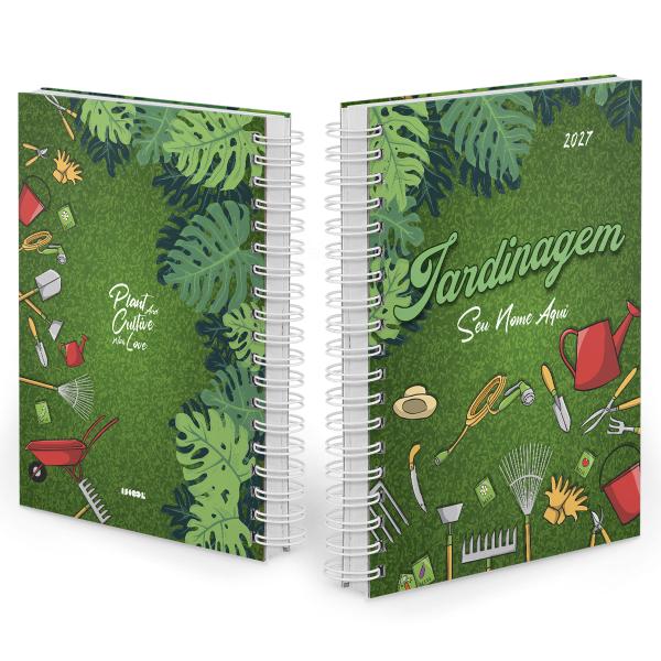 Agenda Comercial Personalizada Jardinagem e Manutenção 2027