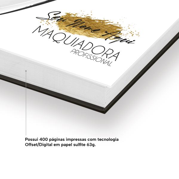 Agenda Comercial Personalizada Maquiadora Brilho 2027