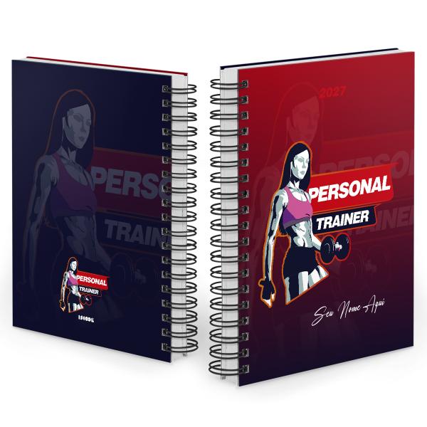Agenda Comercial Personalizada Personal Trainer Feminina 2027