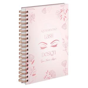 Agenda Comercial Personalizada Lash Design Ateliê Rosê 2027