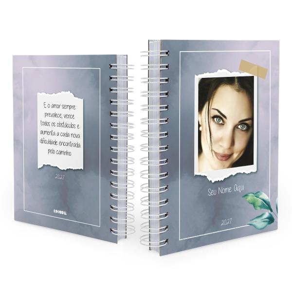 Agenda Personalizada Com Foto Moldura Rasgo 2027
