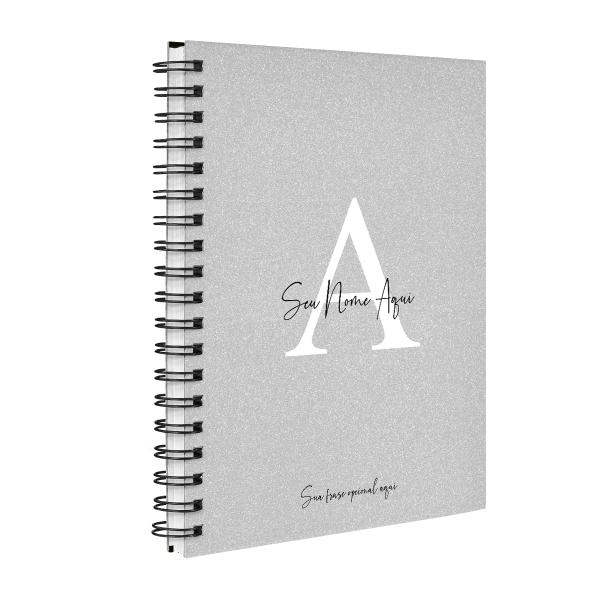 Agenda Planner Semanal Personalizada Areia Sand Cinza 2027