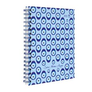 Agenda Planner Semanal Personalizada Talismã Olhos Gregos 2027