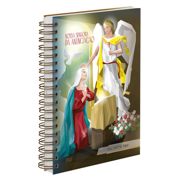 Agenda Diária Personalizada Católica Fé Nossa Senhora Da Anunciação 2027