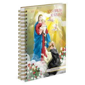 Agenda Diária Personalizada Católica Fé Nossa Senhora Do Rosário 2027