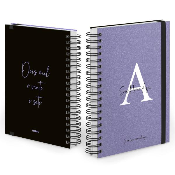 Agenda Diária Plus Personalizada Areia Sand Very Peri 2027