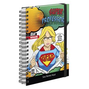 Agenda Diária Plus Personalizada Professores Super Professora 2027