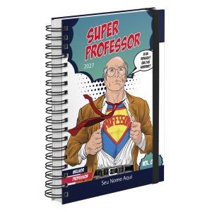 Agenda Diária Plus Personalizada Professores Super Professor 2027
