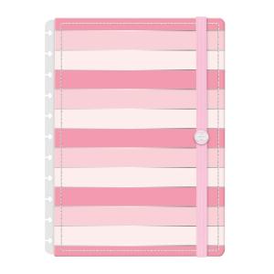 Capas Colors Sweet Listras Rosa Prata