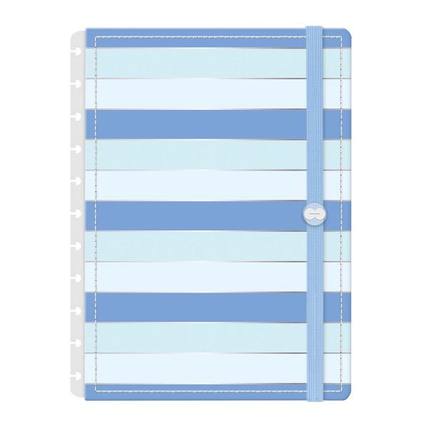 Capas Colors Sweet Listras Azul Prata G