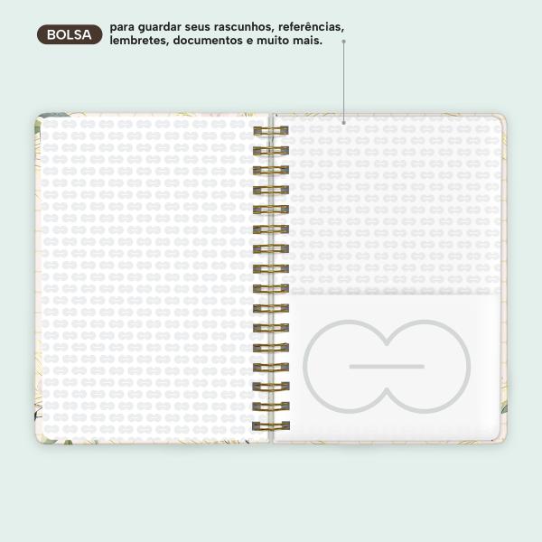 Caderno Premium Bosque Pautado Abelha 15x21cm 80 fls