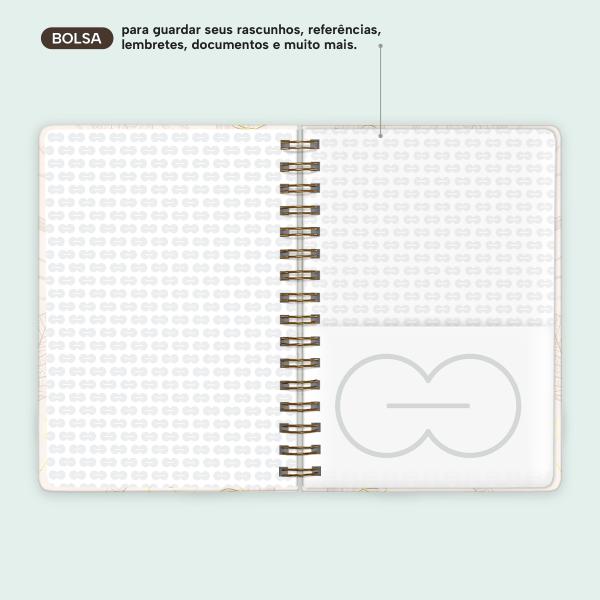 Caderno Premium Bosque Pautado Borboletas 15x21cm 80 fls