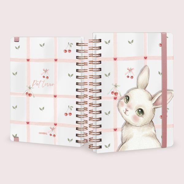 Caderno Premium Pet Lover Pautado Coelho Doçura 15x21cm 80 fls