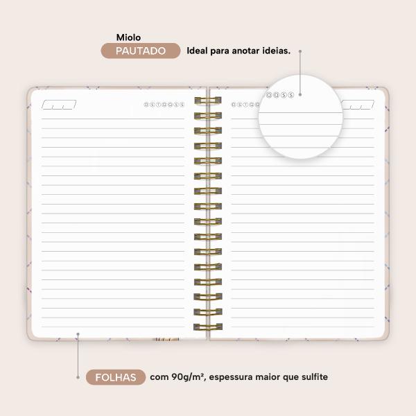 Caderno Premium Pet Lover Pautado Doce Pug 15x21cm 80 fls