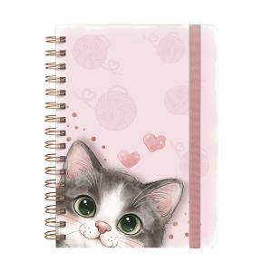 Caderno Premium Pet Lover Pautado Patinhas de Amor
