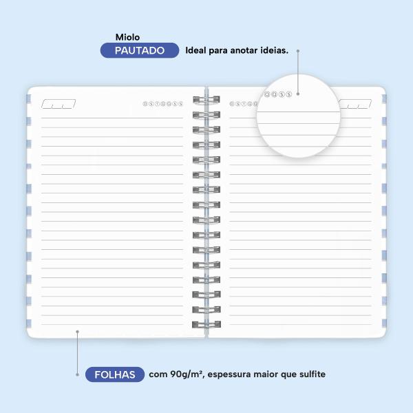 Caderno Premium Pet Lover Pautado Salsicha Love 15x21cm 80 fls