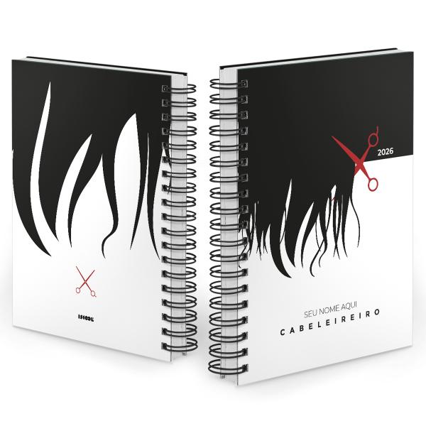 Agenda Comercial Personalizada Cabeleireiro Mecha