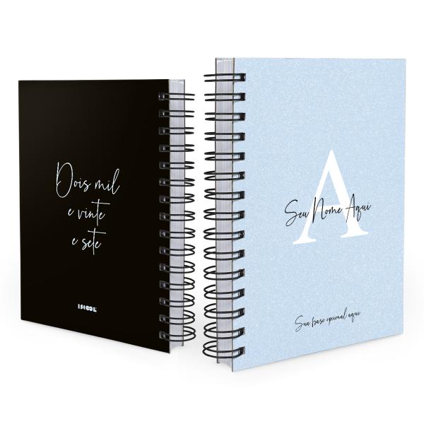 Agenda Personalizada Areia Sand Azul 2027