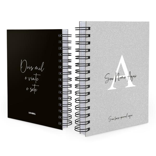 Agenda Personalizada Areia Sand Cinza