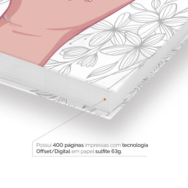 Agenda Comercial Personalizada Manicure Stiletto Branco