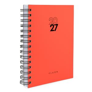 Agenda Solid Fluor Laranja