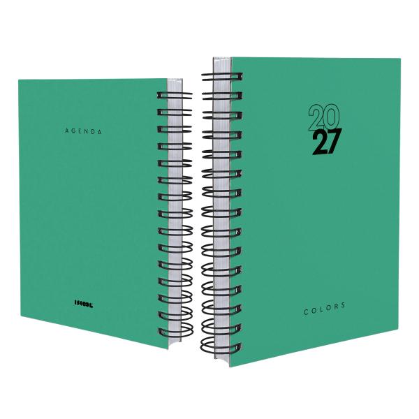 Agenda Solid Colors Verde 2027