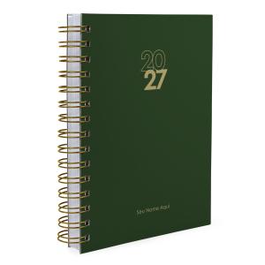 Agenda Personalizada Solid Colors Verde Militar 2027
